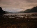 looking west along Loch Duich to the sea