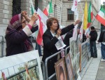 some of the relatives of the hostages and residents of Camp Ashraf