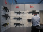 Heckler & Koch

Heckler & Koch is one of the world's largest small arms proliferators. It produces pistols, rifles, machine guns, sub-machine guns and grenade launchers, and its weapons are in use in 90 countries. Over seven million G3 rifles alone have been produced.

The company has an office in Nottingham in the UK, with responsibility for "international customer sales" outside NATO.

Global sales
Much of the manufacturing of Heckler & Koch weapons is carried out under licensed production agreements, either for the armed forces of the producing country or for export. Such agreements have been made with a number of EU countries, Mexico, Saudi Arabia, Pakistan, Turkey, Burma and Iran.

Recently, Heckler & Koch weapons have been used by the Janjaweed in Sudan, and by corporate mercenaries Blackwater, in Iraq.