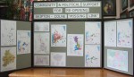 so I thought I'd put in here as photo of the display I did for the Conference of maps showing the huge political & Community support the campaign has acheived
(I took the photo of this later at home hence the family photos in the background)