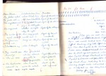 here they didn't like the way I wrote my 'f's - see my way on the left hand side - how absurd!
In the first year I was made to write out again my general science homework because I managed to blot it every time - I struggled with fountain pens and it was before Biros came into use.