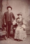 George Ambrose St Pierre b. 1870 & Emily Mary Jane nee Clarke b. 1886 my dad's parents