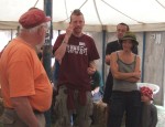 peter, kirk saying his piece, bob, cath & little 'un