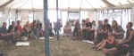 a whole camp discussion on 'women, men and peace - gender perspectives on violence'