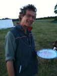 adam, our farmer host came and had a bite to eat with us, before going away himself on holiday
photo by mil