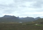 After 8 miles on the main Durness - Ullapool road it was on to the for much of the way single track road through Coigach to Achiltibuie