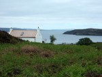 from the road, my view of Acheninver Youth Hostel, previously visited in 1963 and again in 1965
