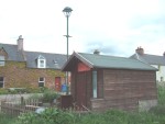 The it was across the Firth to the Black Isle and a cycle out mainly on little roads to Cromarty. En route I found this cute little post office. In the background a village with the wonderful name of Jemimaville, cute in itself