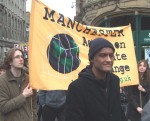 Manchester action on climate change banner
For news on Manchester Climate Action and the recent trial of activists for an action at Manchester Airport click here