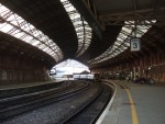 the splendid Bristol Temple Meads station. 
From here I got another train to Swansea to continue cycling on