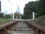 During a small detour inland to get to the first ferry at Hambleton I came across this very unusual unmanned level crossing