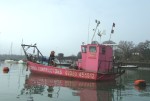 I loved the pinkness of the ferry and enroute we passed another pink boat. I thought it was a spare ferry but on reflection it looks kitted out for other duty. I just suspect it has the same owner.