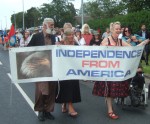 the front of the march