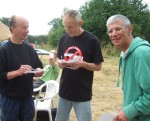 Summer Camp proper started on the Thursday and the first session began with human bingo
Here Andrew, Henry and Salih quizzing each other