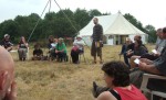 Gabriel was next, talking about the structures that still needed to go up