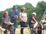 Patrick speaking about Veggies who were providing the food for the long weekend