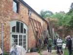 there were a number of outbuildings, one rented from the Community as an art studio