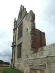 and a precarious wall