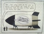 this cartoon was amongst the many posters displayed