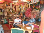 a local young resident and Bill key organiser of the Cafe