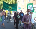 members of the Green Party were on the march
