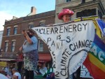 On the Saturday there was a March around the streets of Bridgwater, something new for the town, followed by a rally in the Town Centre. Over 100 people took part 

Here a witty response
