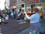 nikki playing violin again