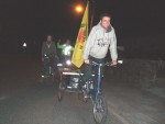 it was an early start so the four strong cycle group set off in the dark