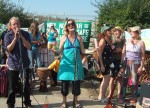 Seize the Day were now joined by a trio of women singers