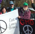 David Penney from East Lancs CND in the green hat