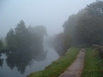 now some more photos of the Pennine Cycleway NCN68 taken on other occasions - first an atmospheric canal photo