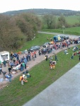 queuing for food (which was always very tasty - thanks to all concerned) & a long awaited rest