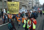 the front of the march