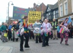 the Samba Band wake up the town of Uxbridge