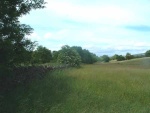 28. looking south, fields to the west of the trackbed in mile tunnel valley