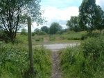 32. looking south across former level crossing on private road in mile tunnel valley