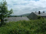 62. rooftops at the north end of Sough seen from the trackbed