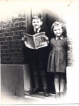 an East End of London childhood photo of a couple of friends of mine, Dave & Glor