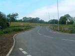 53. looking west on the same road - unless a bridge can be built (there is land at present to do this, this will mean an extra level crossing will be needed