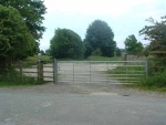 85. the south side of the former level crossing on Booth Bridge lane