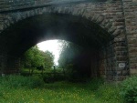 4. looking south-west under Church lane bridge