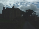 then up again past this forbidding farmhouse