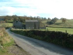 then after the very steep start to Cob Lane, I catch my breath as I come to a slight ledge by this farm