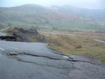 more of the jagged edge left by the landslides - these happen during downpours so not a route to be recommended in very wet weather unless you're looking for a quick way down!