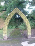 4. where is this odd-looking arch?
