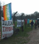 banners on the fence