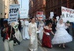 the march I was on started from Whitworth Park - this march from the Gay Village joined up with us on Oxford Road