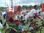 an environmentally friendly rickshaw - now in use in the UK