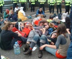 relaxing for the long day ahead - luckily the weather stayed fine