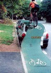 what we'd all like to be able to do when cars park on cycle lanes